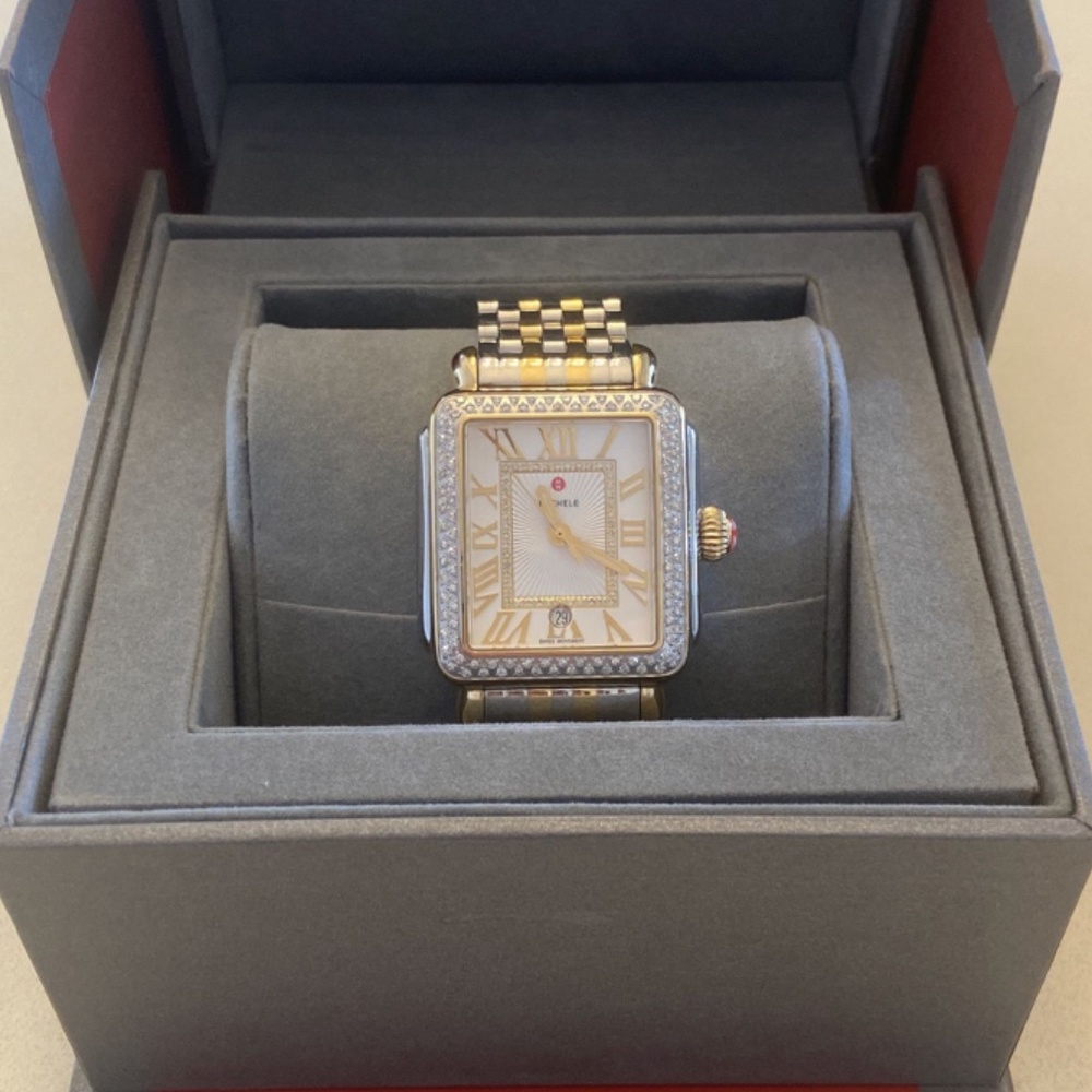 Deco Madison Mid Two-Tone Diamond Watch